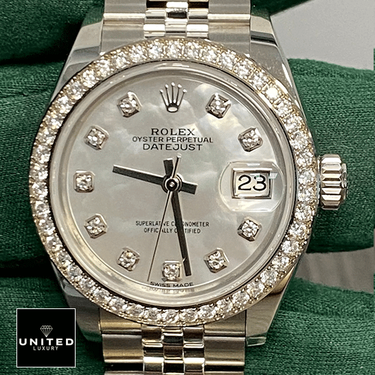 Rolex Datejust 279384RBR Diamond-Set Bezel 
