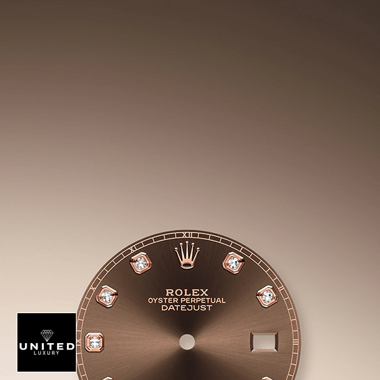 Rolex Datejust 126331 Rose Gold Chocolate Diamond Dial 