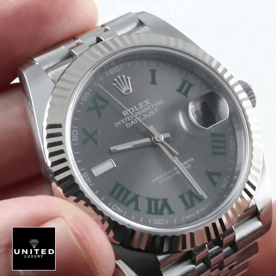Rolex Datejust II Perpetual Grey Roman Dial 126300-0014 Jubilee 
