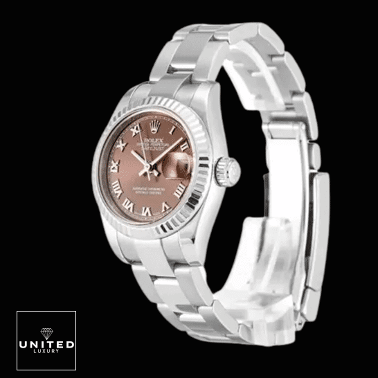 Rolex Datejust 179179 Bronz Dial with Romen Numerial Fluted Bezel 