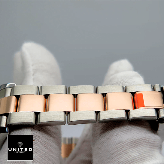 Rolex Datejust Chocolate Oyster Bracelet  on the hand