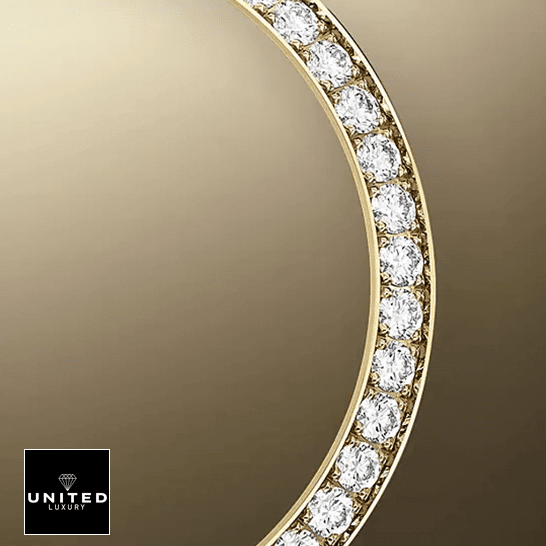 Rolex Datejust Diamond Gold Bezel 178288-0001 