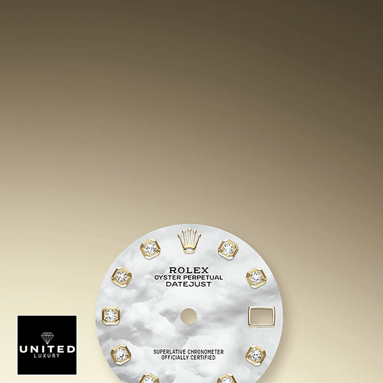 Rolex Datejust Diamond Gold 178288-0001 Mother of Pearl Dial 