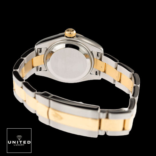 Rolex Datejust 179173 Two Tone Oyster  Black Background