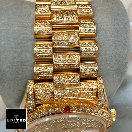 Rolex Datejust 116625 Yellow Gold & Gem Set Oyster Bracelet 