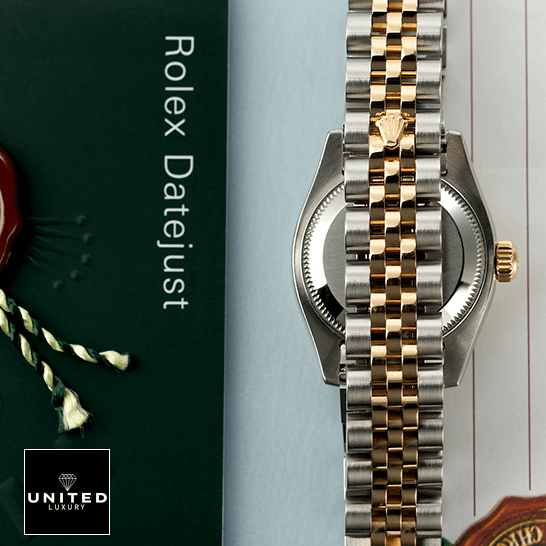 Rolex Datejust Stainless Steel Jubilee  quarantine card next to