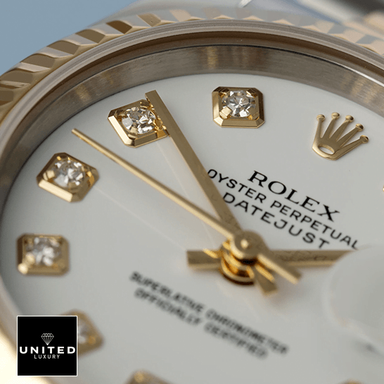 Rolex Datejust 179173 White Dial Diamond 