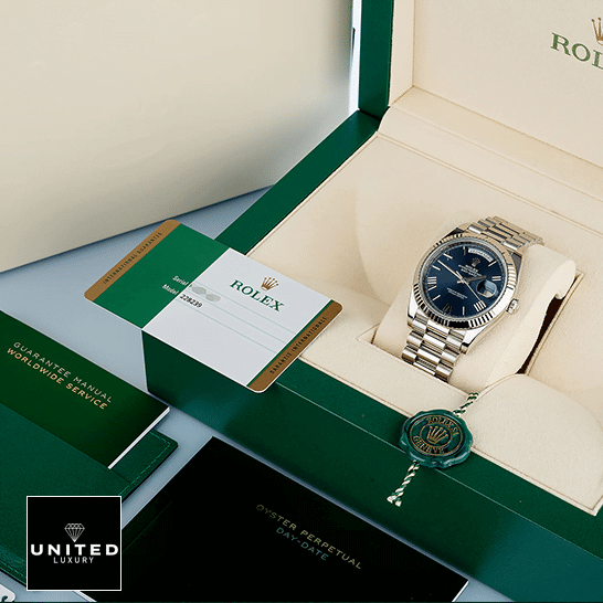 Rolex Day-Date 40 228239  ın the Rolex Box & Guarantee Card