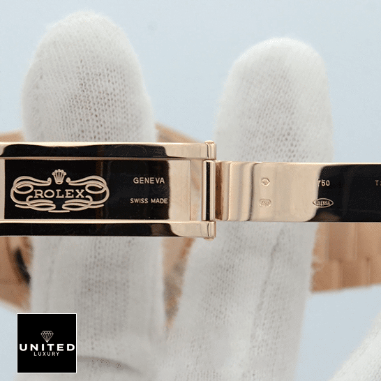 Rolex Day-Date 128235-0037 Brown Ombre Dial 5 Rolex Day-Date 36 128235-0037 Rose Gold Open Fold Clasp