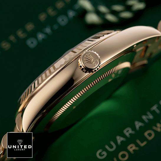 Rolex Day-Date 228238  Yellow Gold Case & Crown Pusher