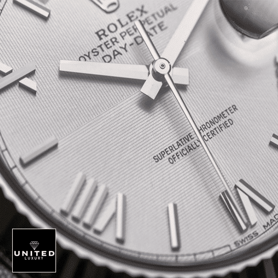 Rolex Day-Date 228239 White Romen Numerial  Watch