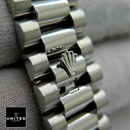 Rolex 218206 Black Dial 5 Rolex Day Date II 218206 Stainless Steel Jubilee Bracelet