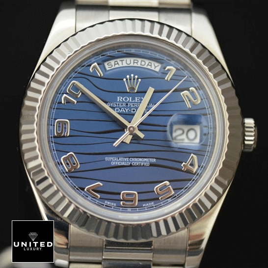 Rolex Day-Date II 228238-003 Wave Dial 
