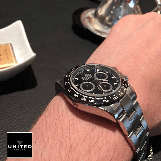 Rolex Daytona 116500ln-0002 Stainless Steel Oyster  on his arm