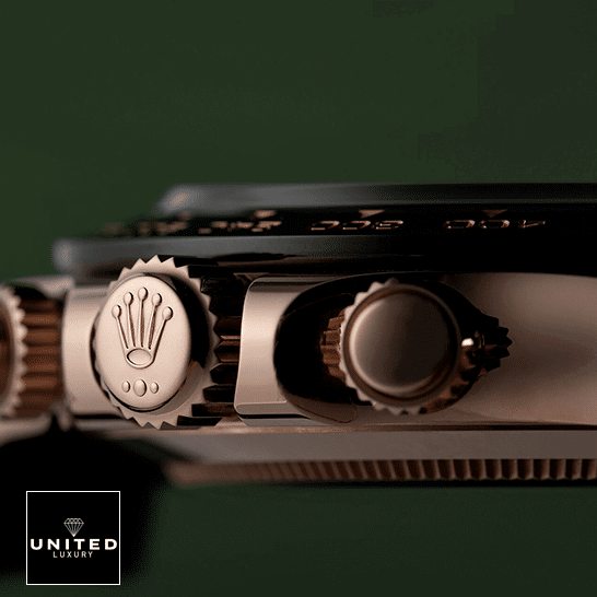 Rolex Daytona Cosmograph 116515LN Rose Gold Dial 4 Rolex Daytona Cosmograph 116515LN Rose Gold Button & Crown Pusher