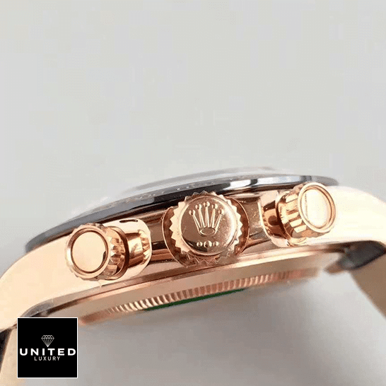 Rolex Daytona Chronograph 7 Rolex Daytona 116515LN Yellow Gold Case Button & Crown Pusher