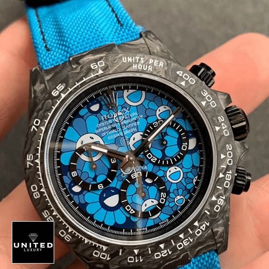 Rolex Daytona Cosmograph Automatic Blue Sun Flower Pattern Dial 