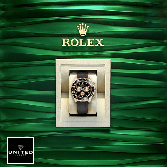 Rolex Daytona Cosmograph Automatic Rose Gold 116515LN-0012  Green Wave Background