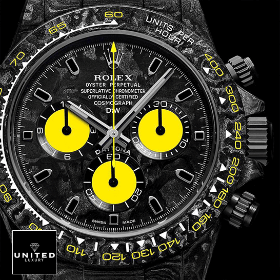 Rolex Daytona 46490 Black Yellow Dial 