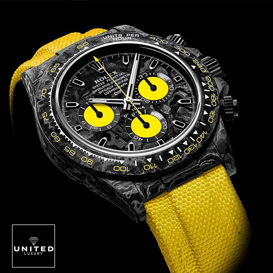 Rolex Daytona DiW NTPT Carbon 46490 “All Carbon Lemon Edition” 