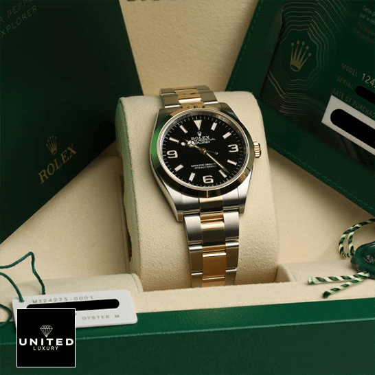 Rolex 2021 Explorer 124273 Oyster Bracelet  in the Rolex Box & Guarantee Card