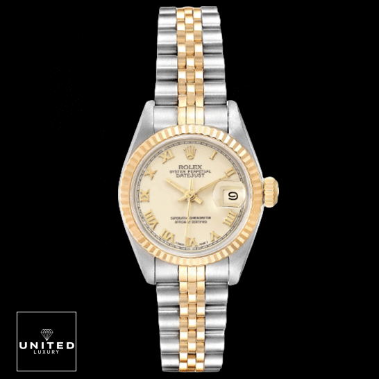 Rolex Fatejust İvory Rıman 69173  Stainless Steel Jubilee bracelet