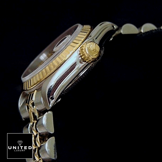 Rolex Datejust 69173 Stainless Steel  side distant view