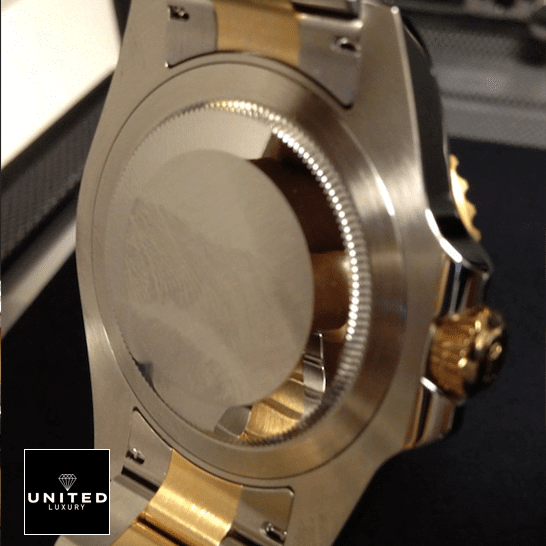 Rolex GMT-Master II 116713 Stainless Steel Case  corwn pusher