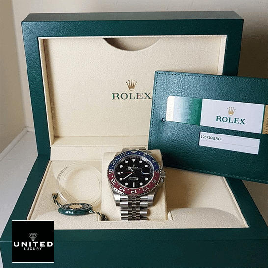 Rolex Gmt Master Pepsi 116719BLRO  ın the Rolex Box & Guarantee Card