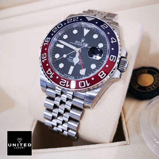 Rolex Gmt Master 116719BLRO Blue & Red Bezel  Jubilee Bracelet