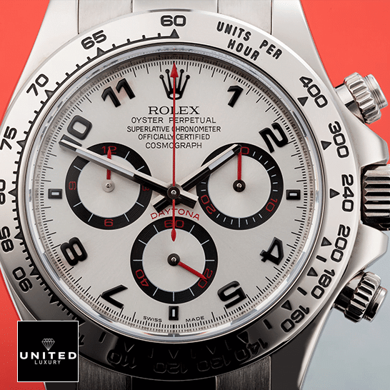 Rolex Daytona 116509 White Gold Silver Dial 