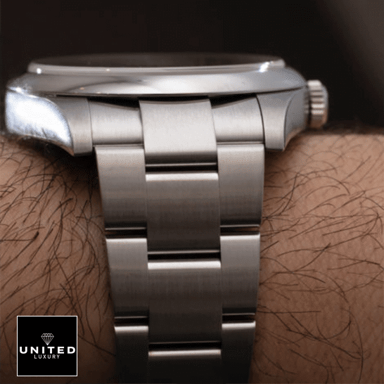 Rolex Perpetual 124300 Stainless Steel Oyster  on his arm