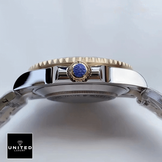 Rolex Sea-Dweller 126603-0001  Gold Crown Pusher