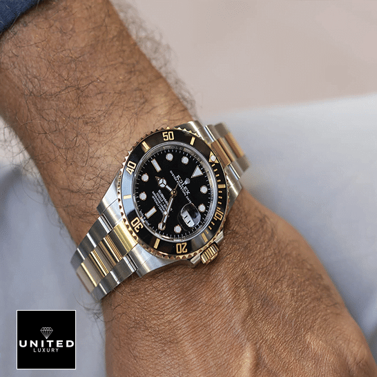 Rolex Sea-Dweller 126603-0001  on man's arm