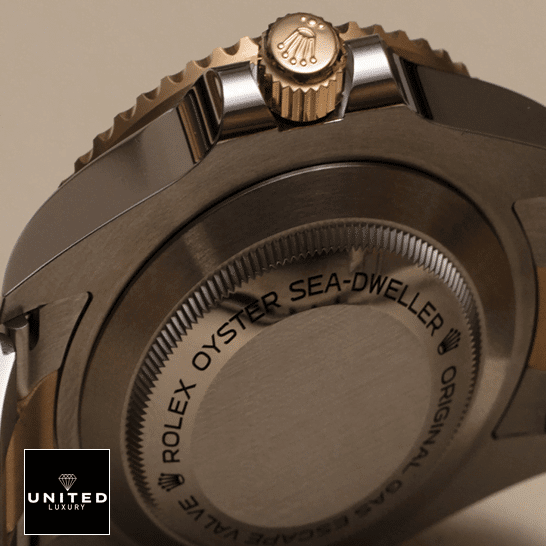 Rolex Sea-Dweller 126603-0001  Stainless Steel Case Gold Crown Pusher