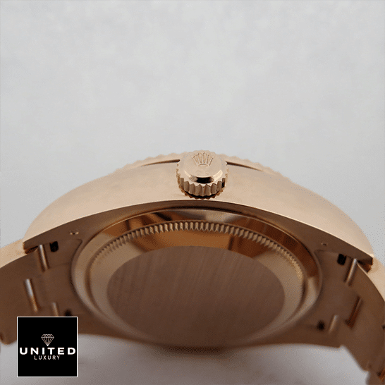 Rolex Sky-Dweller Rose Gold Case 326935-0005 Crown Pusher 