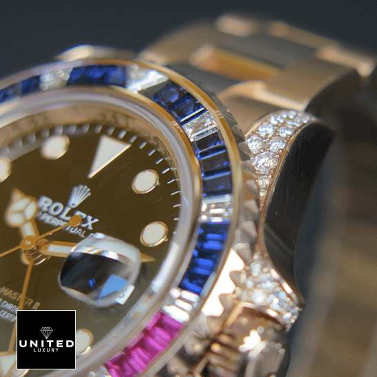Rolex GMT-Master II 126755SARU Gem-Set Bezel 