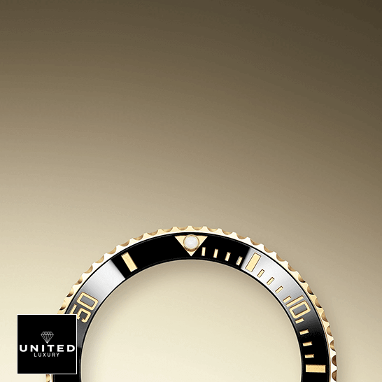 Rolex 16803 Two Tone Black Bezel  Rose Gold background