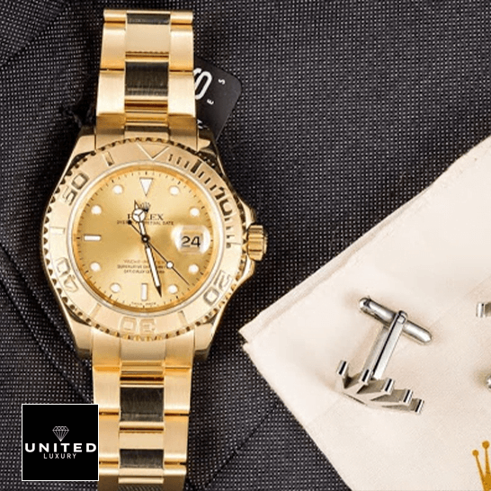 Rolex Yacht Master 16628 Champagne Dial Oyster 