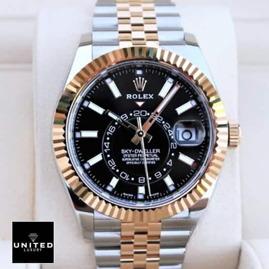 Rolex Sky-Dweller Jubilee Black Dial 