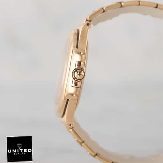 Patek Philippe Nautillus Vintage Gold  Gold Crown Pusher