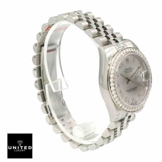 Rolex Datejust 279166 Platinum Diamond Bezel Dial Jubilee 