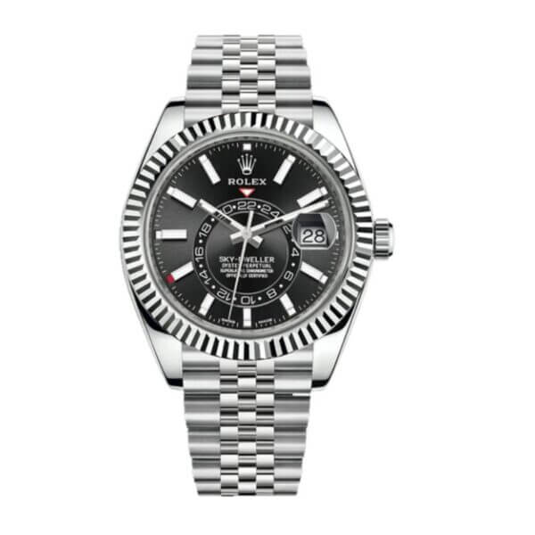 Rolex Sky-Dweller 326934 Black Dial Jubilee 