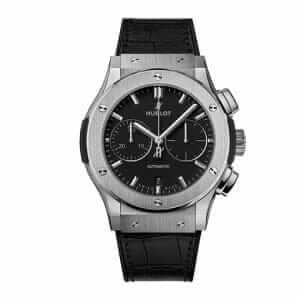hublot-classic-fusion-black-leather-dial-watch