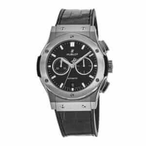 hublot-classic-fusion-black-leather-dial-watch