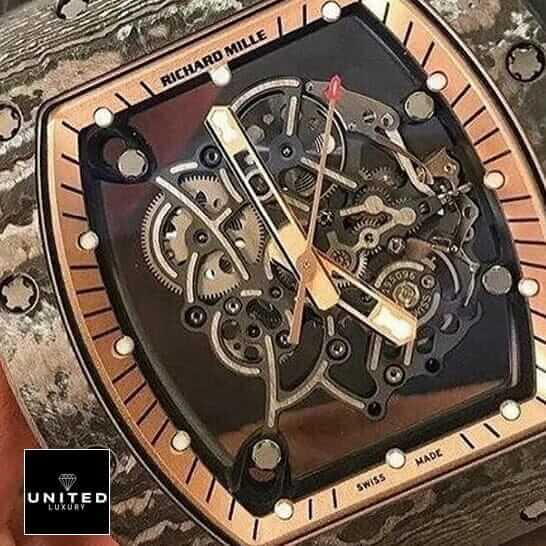 Richard Mille Skeleton Brown  front view