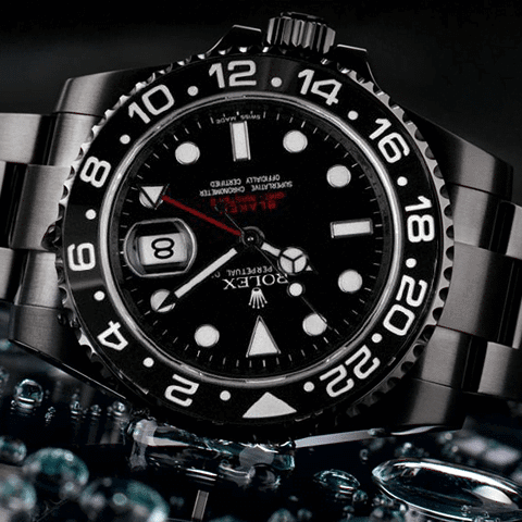 Rolex Blaken GMT-Master II Single Red 2 Rolex Blaken GMT-Master II Black Dial Oyster