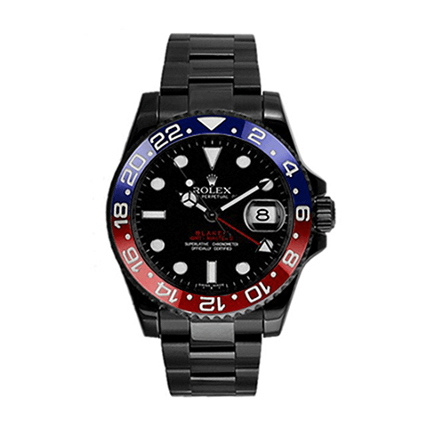 rolex-pepsi-blaken-black-dial-blue-red-bezel-steel-watch