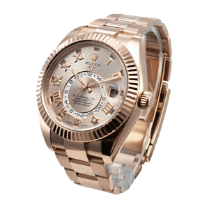 rolex-sky-dweller-rose-gold-steel-watch