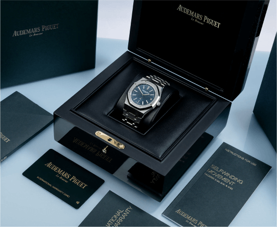 watch club audemars piguet royal oak jumbo full set 5 year warranty ref 15202stoo1240st01 year 2018 13590 5 1